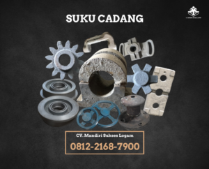 Jual Produk Suku Cadang Hasil Pengecoran Logam