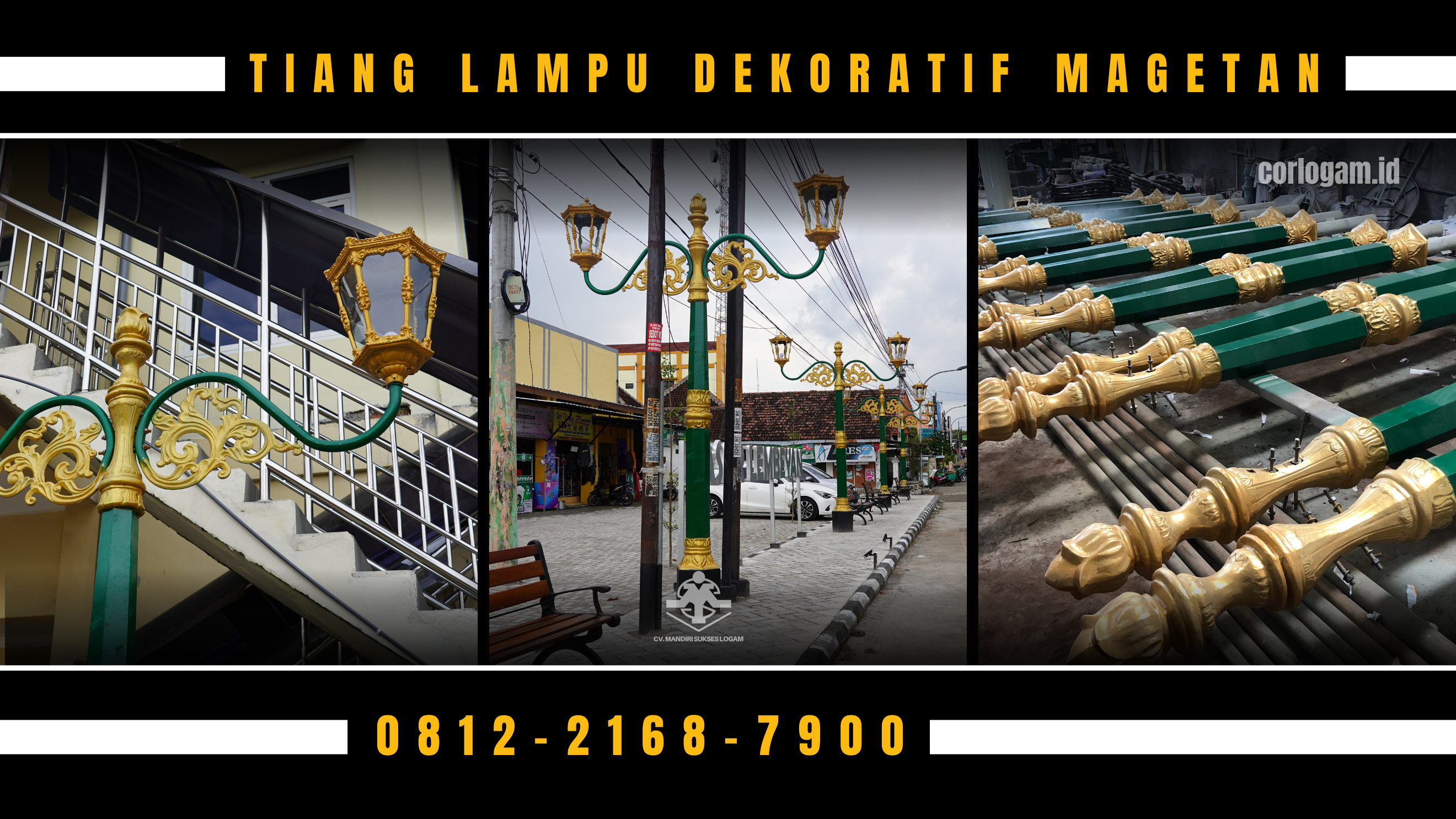 Tiang Lampu Dekoratif di Magetan