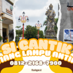 Si Cantik Tiang Lampu Antik