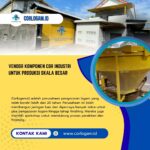 Vendor Komponen Cor Industri untuk Produksi Skala Besar